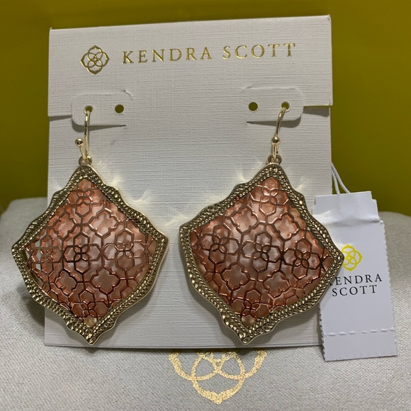 New Kendra Scott Kirsten Filigree Earrings - Picture 6 of 7